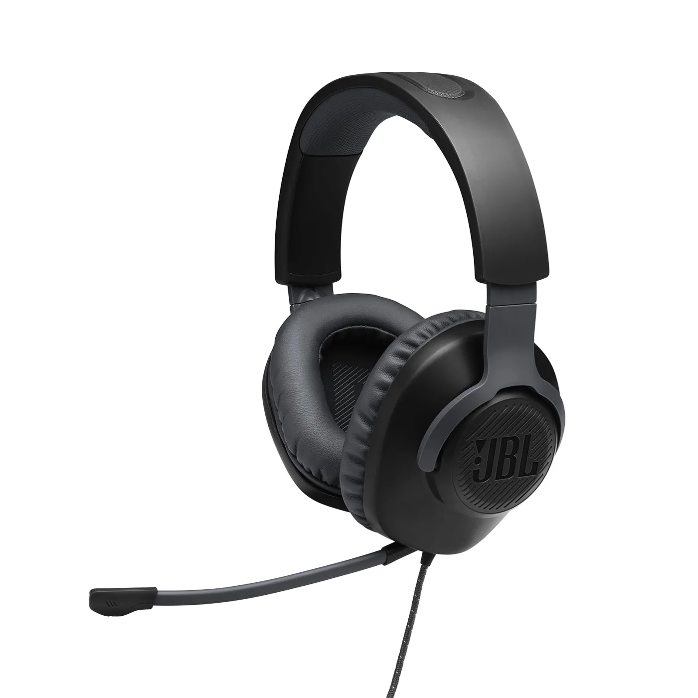 JBL Quantum 100 Auriculares para gamers con sonido QuantumSOUND, micrófono Boom diseño…