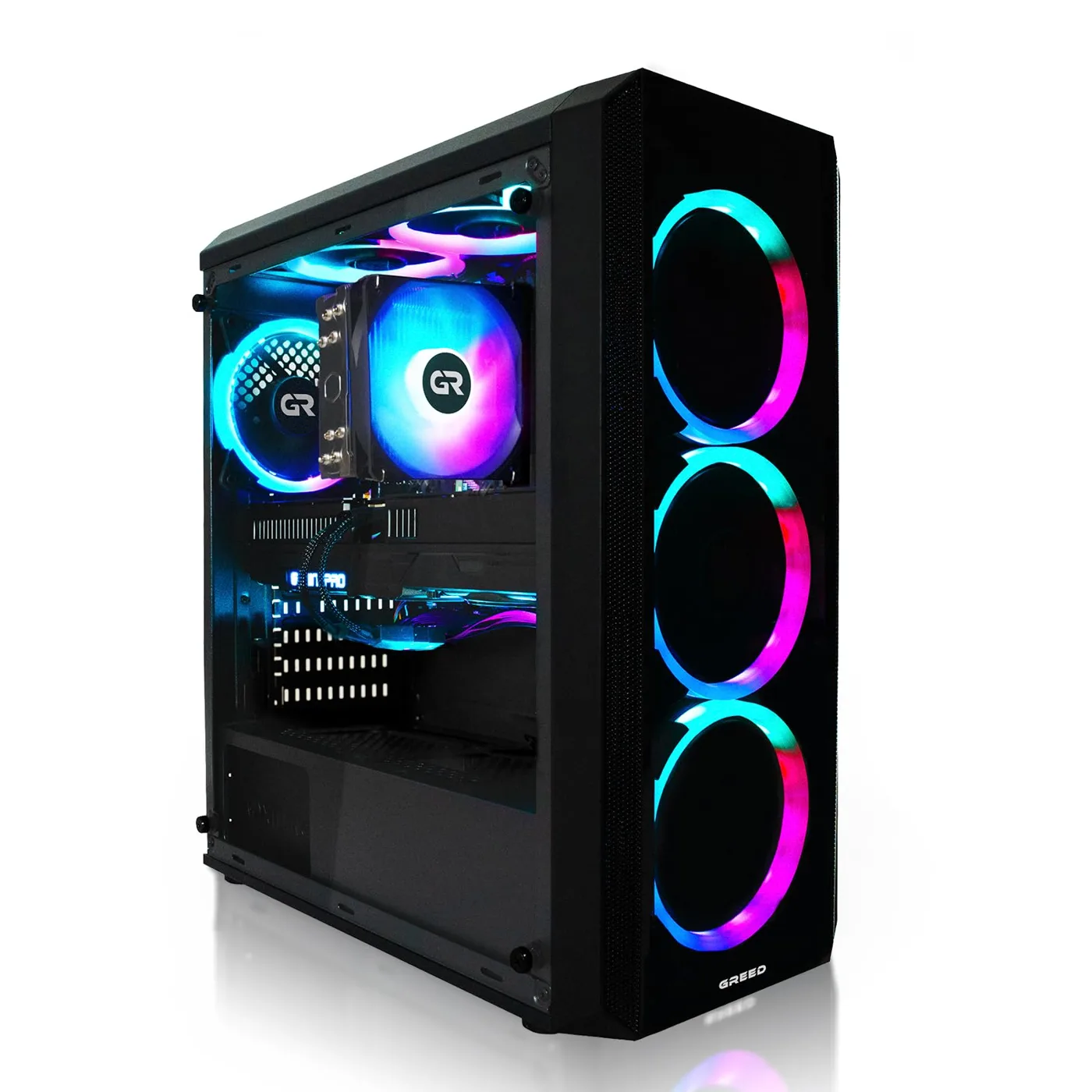 Greed® MK2 - Gaming PC - AMD Ryzen 7 5700X - AMD Radeon RX 9060 XT (8GB)