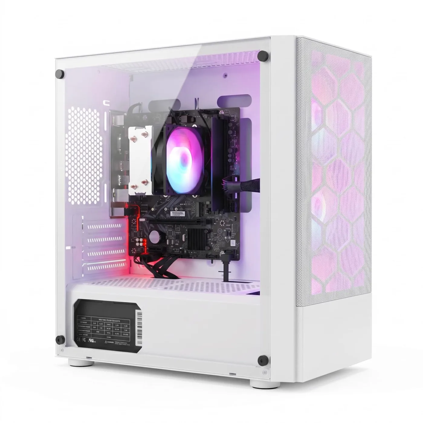 STGsivir PC Gaming, Ryzen 5 3400G, Vega 11, 16G DDR4 RAM, 512G SSD