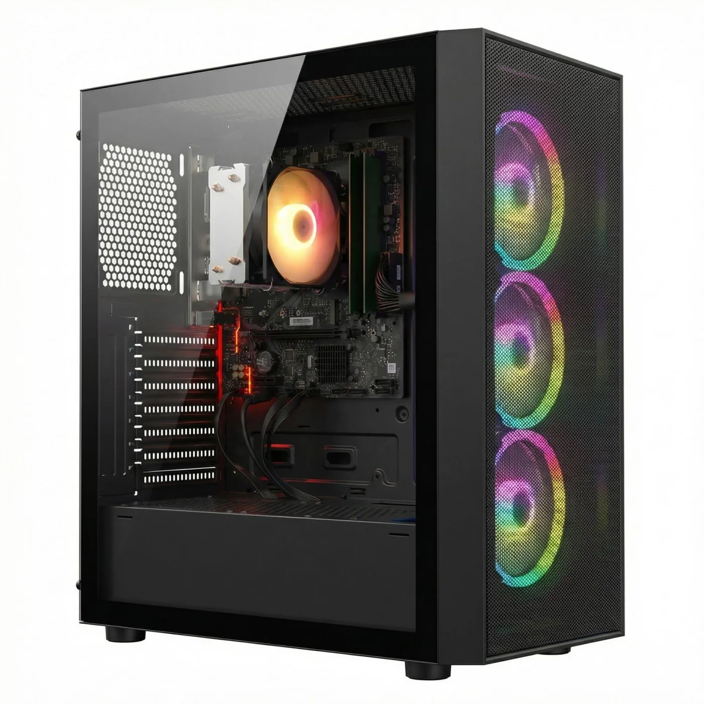 STGsivir PC Gaming, Ryzen 7 5700G, Vega 8, 16G DDR4, 1T SSD