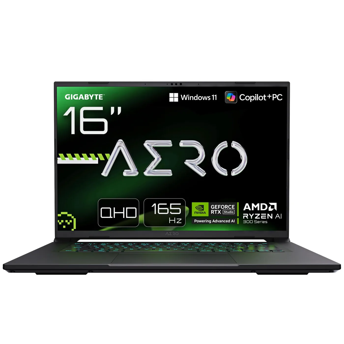 GIGABYTE Aero X16 2WH Portátil Gaming – 16“, 165Hz WQXGA, Ryzen AI 9 HX 370, RTX 5070,…