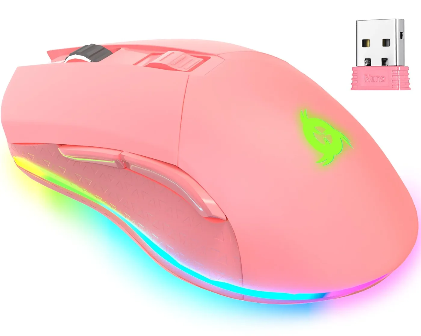 KLIM Blaze Ratón Gaming Inalámbrico RGB Recargable, hasta 6000 dpi