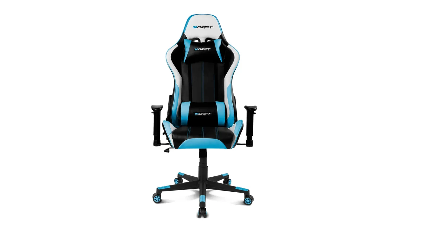 DRIFT GAMING DR175 - Silla Gaming Profesional, polipiel, reposabrazos ajustables 2D,…