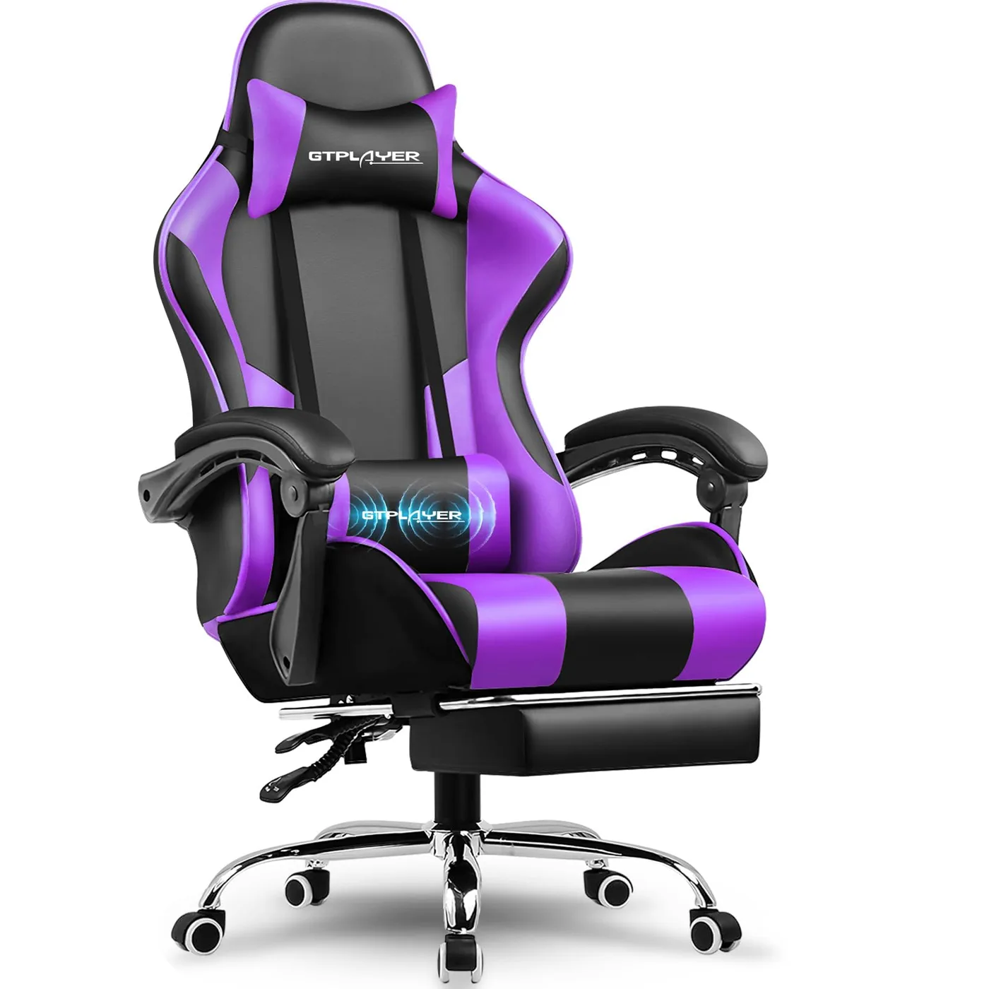GTPLAYER Silla para Videojuegos, Silla de Oficina, Silla ergonómica para PC, sillón de…